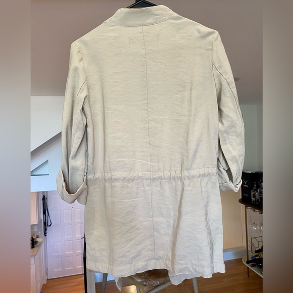 Zara Relaxed Fit Drawstring Jacket | Size XS - Picture 6 of 13